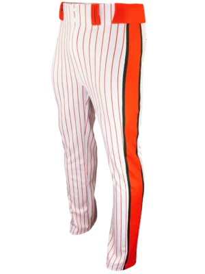 FULL SUBLIMATION TAPERED OPEN-BOTTOM BASEBALL PANTS W/ SUBLIMATED SIDE PANEL