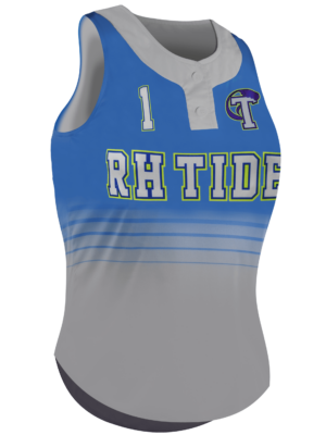 Racerback 2-Button Softball Jersey 2