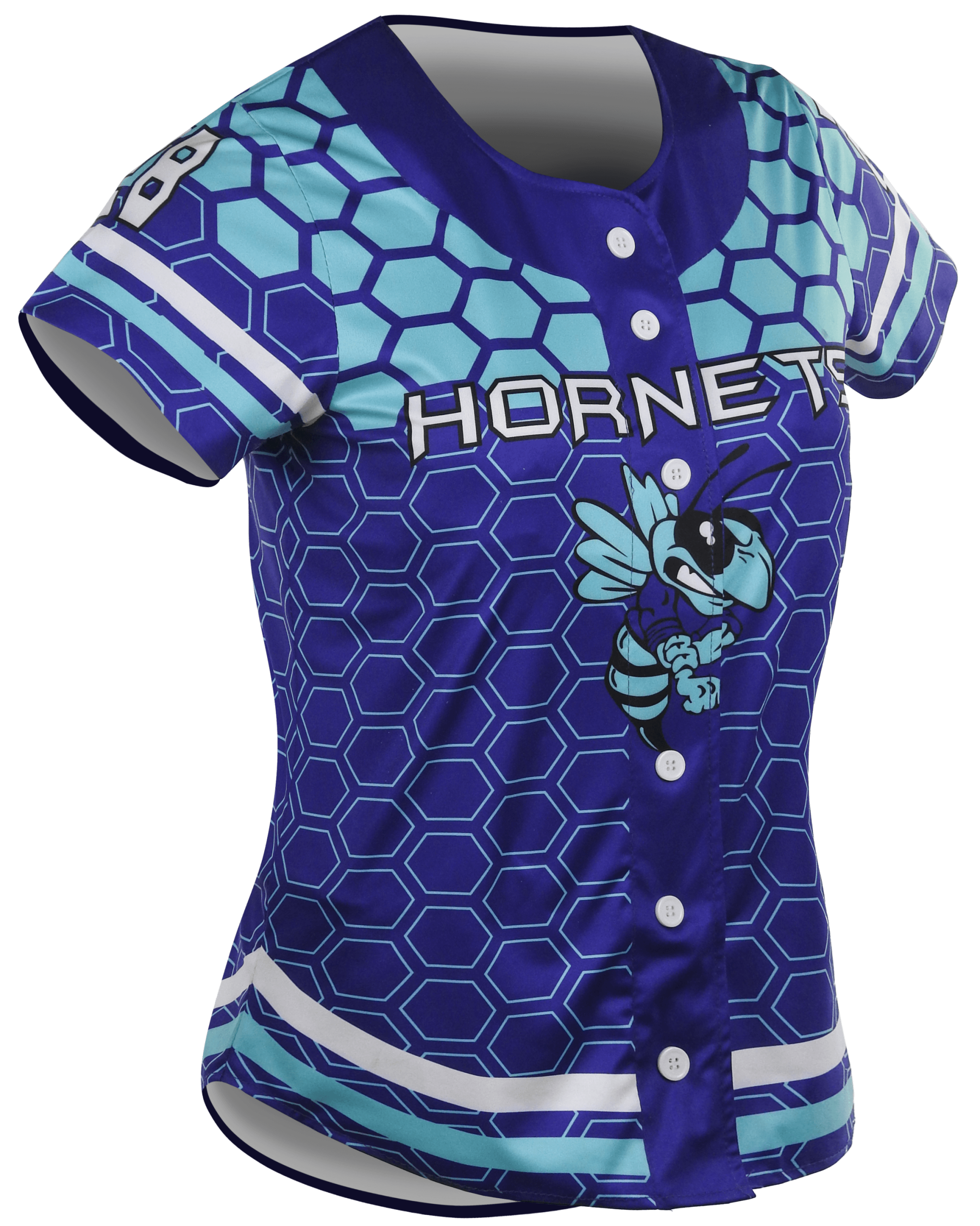 Short Sleeve Full Button Softball Jersey 2
