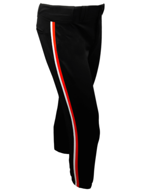 Dyed Tapered Lowrise Softball Pants w/ Braiding 1