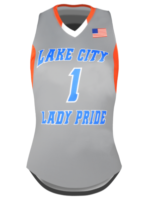 Ladies INDIVIDUAL Racerback Basketball Jersey 1