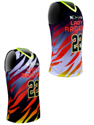 Ladies REVERSIBLE Racerback Basketball Jersey