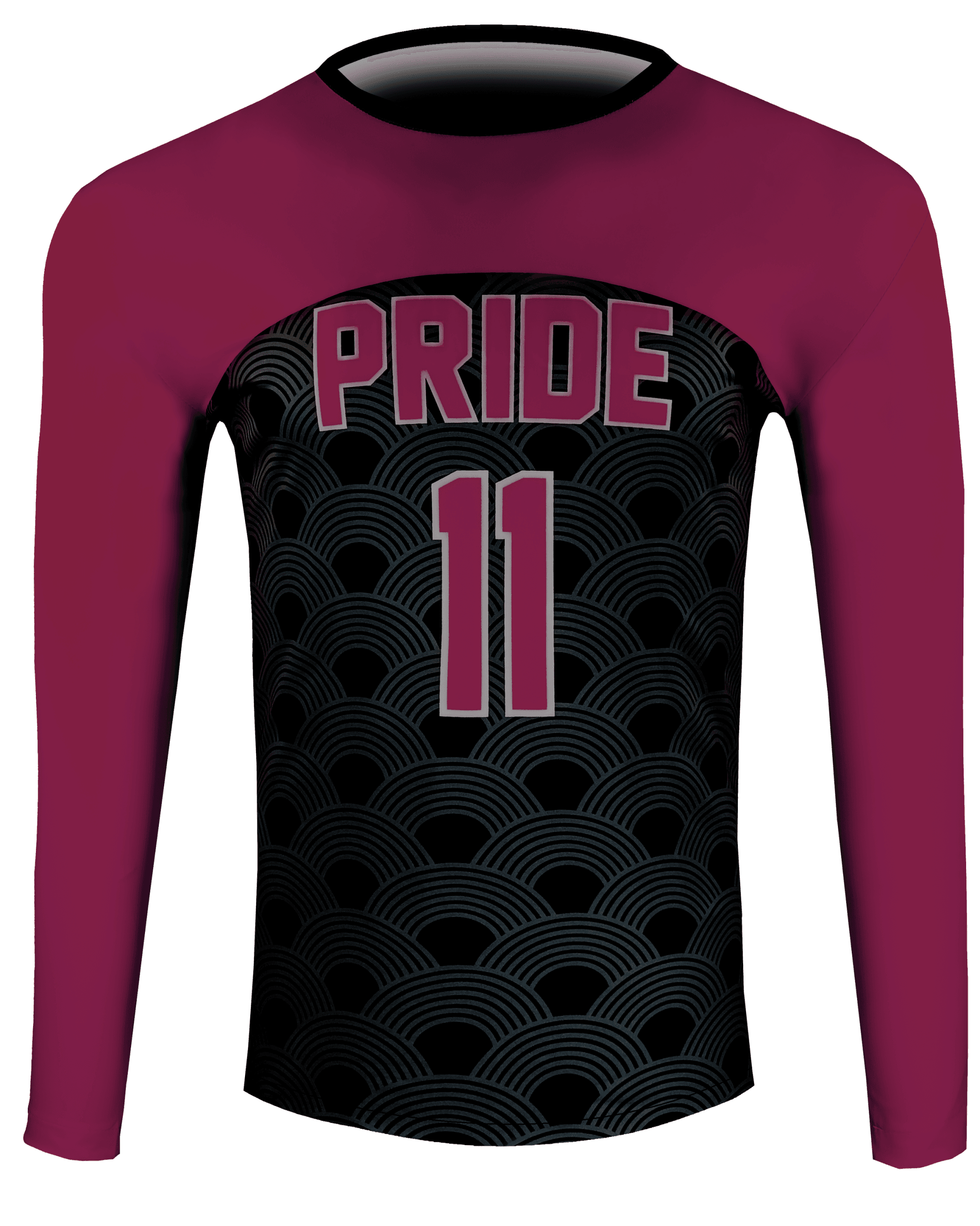 LONG SLEEVE Single Ply REVERSIBLE Crew Neck Compression Shirt 4