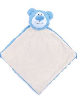 Cubbies Blue Bear Blankie Personalized Snuggle Blanket