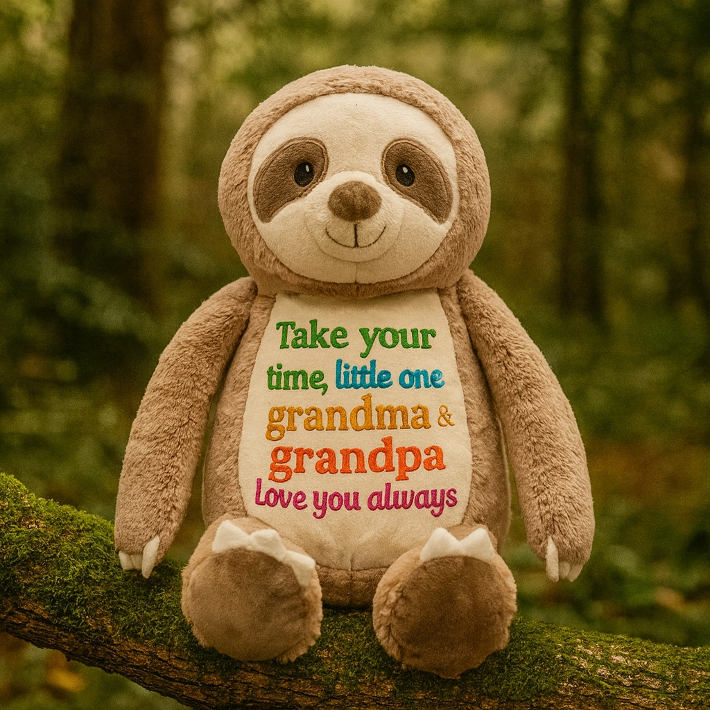 sloth take your time mockup